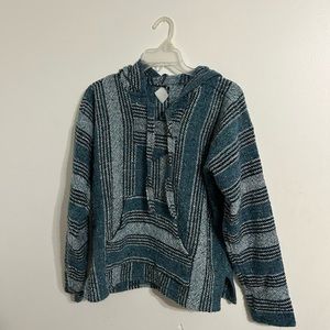 Baja jacket blue gray size small